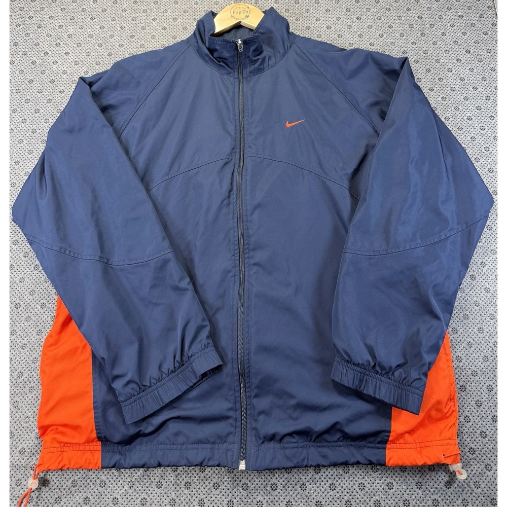 Vintage Gray Tag Nike Lightweight Lined Full Zip Jacket Size L